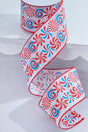 2.5" x 10 Yard Candy Swirl Wired Ribbon