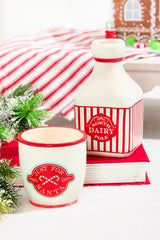 3.5" "Just For Santa" Ceramic Cup