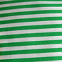 Cotton Lycra Knit Fabric Peppermint Green and White Stripe 24 Remnant