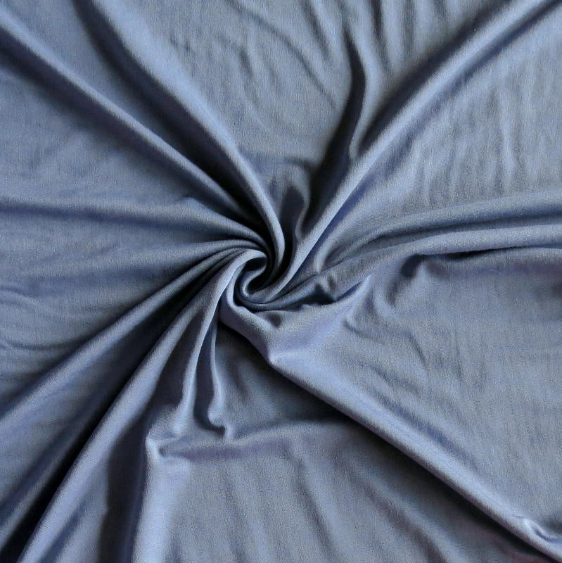 Bamboo Lycra Jersey Knit Fabric - Periwinkle Blue