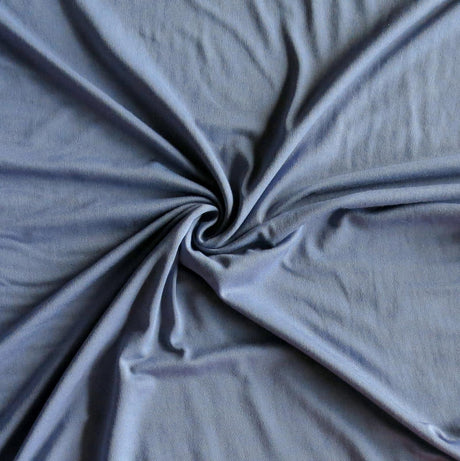 Bamboo Lycra Jersey Knit Fabric - Periwinkle Blue