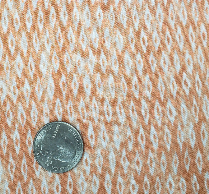Rayon Crinkle 1D1375 Rayon Fabric - Persimmon, 50/52" Width (1 Yard)