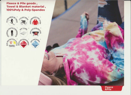 PFP Fabric Dye-Sublimation Catalog Color Card