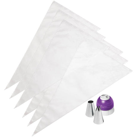 Wilton Color Swirl, 3-Color Piping Bag Coupler, 9-Piece Cake Decorating Kit
