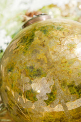 6" Etched Brilliant Gold Ball Ornament
