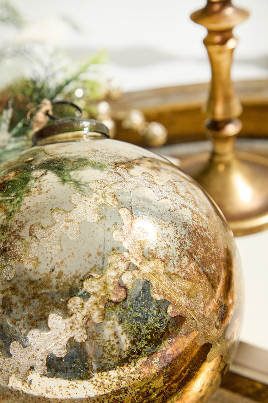 6" Notre Dame Glass Ball Ornament