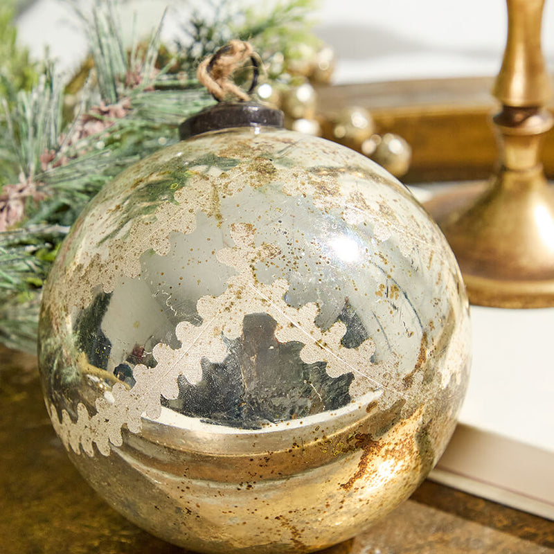 5" Notre Dame Glass Ball Ornament