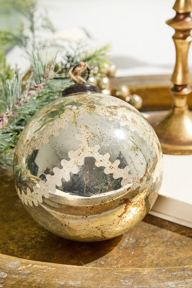 5" Notre Dame Glass Ball Ornament