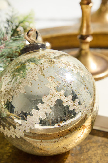 5" Notre Dame Glass Ball Ornament