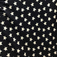 White Stars on Navy Anti Pill Fleece Fabric,