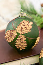 4" - 6" Pinecone Glitter Glass Ornament