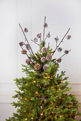 36" LED Pinecone Branch