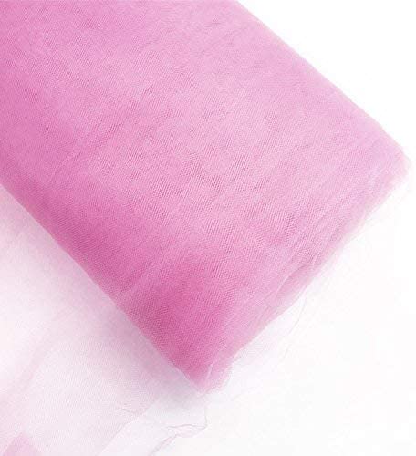 40 yardas de tela de tul de red de diamante transparente en rollo para arcos de boda, lazos para bancos, manualidades, 54 pulgadas de ancho