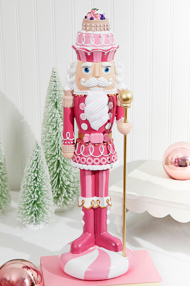 Pink Sweet Shoppe Nutcracker Candy Themed Christmas Holiday Decor