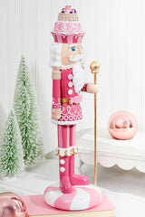Pink Sweet Shoppe Nutcracker Candy Themed Christmas Holiday Decor