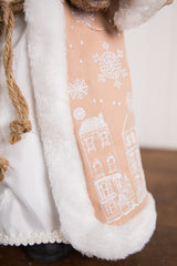 19” Santa Figure with Snowflake & Tree