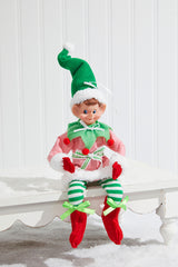 11" Bendable Holiday Sweet Elf