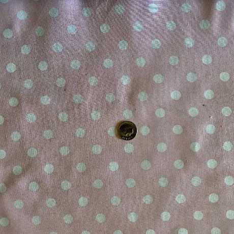 1 Yard Small Polka Dot Poly Cotton Fabric Multi Color for Apparel Crafts 60 Inch Width