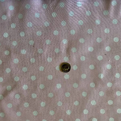Small Polka Dot Poly Cotton Fabric - Multi-Color Polka Dots, 60" Width