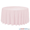 108 Inch Round Polyester Seamless Tablecloth Fabric - Solid Color, 108" Diameter (By Piece)