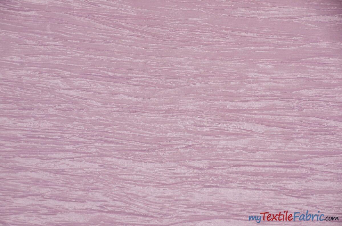 Crease Taffeta Crush Taffeta Polyester Fabric - Crushed Texture, 50/52" Width (Continuous Yards Or By Bolt)
