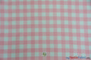 Picnic Checkers Polyester Fabric - Gingham Checkered, 1" X 1", 58/60" Width (1 Yard)