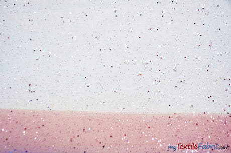Tulle Glitter With Sequins Polyester Fabric - Glitter Embellished Sheer Tulle, Multiple Colors, 58/60" Width (1 Yard)