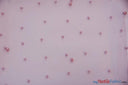 Very Soft Tulle With Pearls Polyester Fabric - Sheer Beaded Tulle, 52" Width (1 Yard)