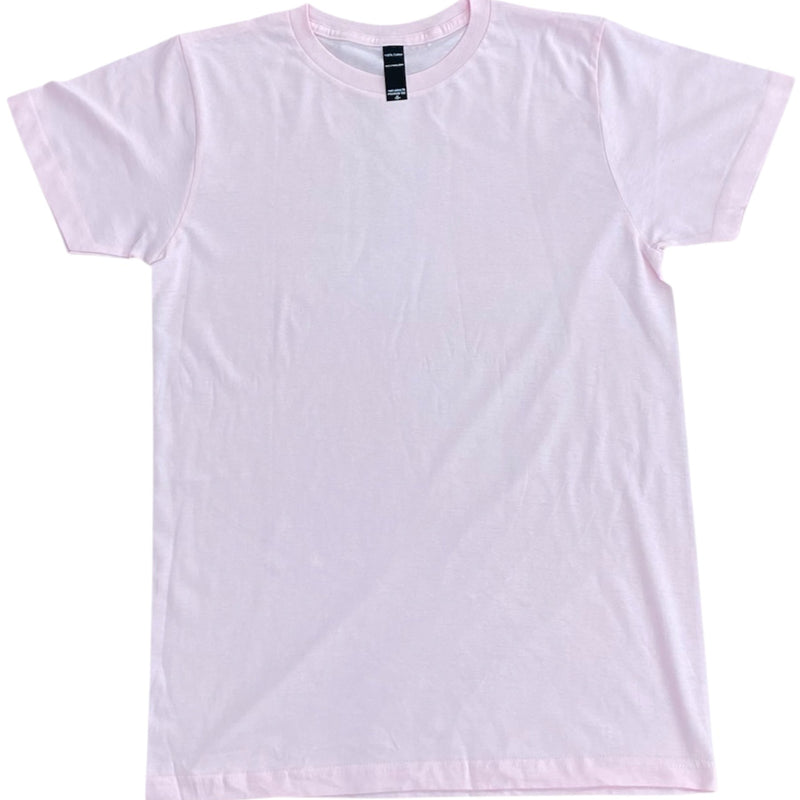 Lucky Friends 1001 100% Cotton Fabric - Pink, Round Neck, 4.2 Oz, Tubular, No Side Seams (1 Piece)