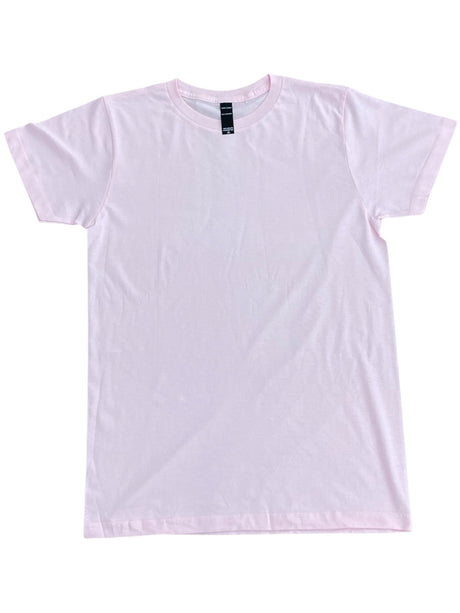 Lucky Friends 1001 100% Cotton Fabric - Pink, Round Neck, 4.2 Oz, Tubular, No Side Seams (1 Piece)