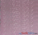 Polyester Cotton Eyelet Embroidery Fabric - One Side Scallop, 45" Wide, Multiple Colors (1 Yard)