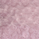 Rose Minky Fabric by the Yard – 58" Wide Ultra Soft Floral Cuddle Plush Fabric