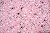 Bandana Cotton Print Polyester Cotton Broadcloth Fabric - Multiple Colors, 58/60" Width (1 Yard)