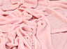 Premium Silk Rayon Velvet Fabric - Azalea, 45" Width (1 Yard)
