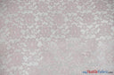 Raschel Lace Polyester Fabric - Floral Sheer Lace, 58/60" Width (1 Yard)