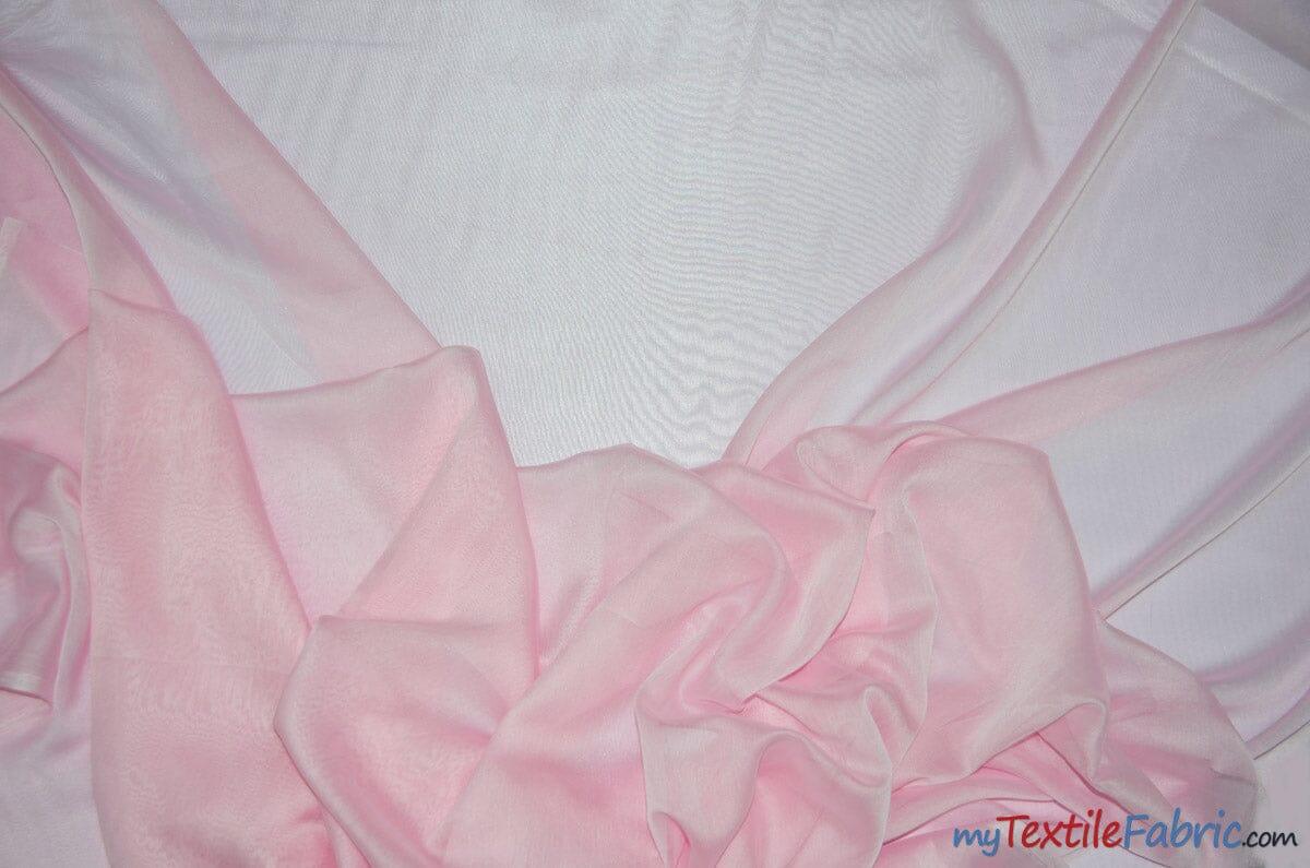 Two Tone Chiffon Polyester Fabric - Iridescent Sheer, 58/60" Width, Multiple Colors (Yards, Bolts, Sample Swatch)