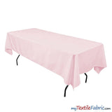 Banquet Polyester Fabric - 60" X 108", Solid Color Tablecloth, 180 GSM (By Piece)