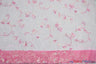 Dahlia Organza Embroidery Polyester Fabric - Embroidered Floral Sheer With Sequins Embellishment, 54" Width (1 Yard)