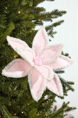 22" Winter Freeze Poinsettia Stem