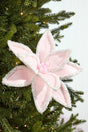22" Winter Freeze Poinsettia Stem