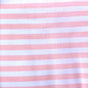 Cotton Lycra Pink and White Stripe Knit Fabric