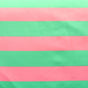 Nylon Lycra Swim Fabric Pink and Green Wide Stripe