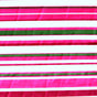 Swim Knit Pink and Green Multi Stripe Nylon Lycra