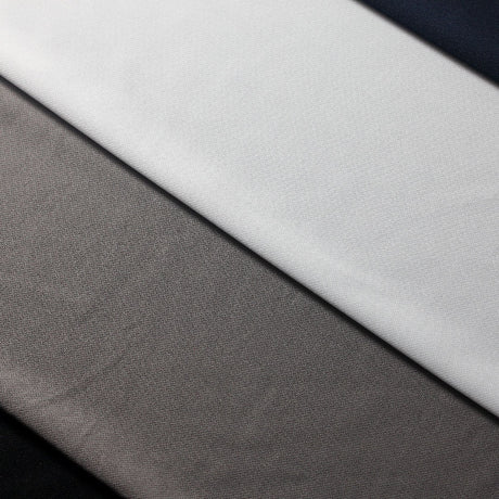 Pique 100 Percent Polyester Fabric - Multiple Colors, Solid Pique Texture, 58/60" Width, 125 GSM (1 Yard)