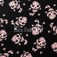 Pirates Flag Nylon Spandex Fabric - Black Skull Print, 58/60" Width (1 Yard)