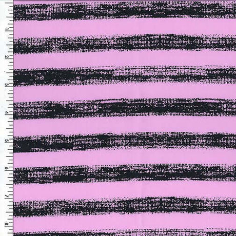 Printed Spandex Static Stripe Activewear Fabric