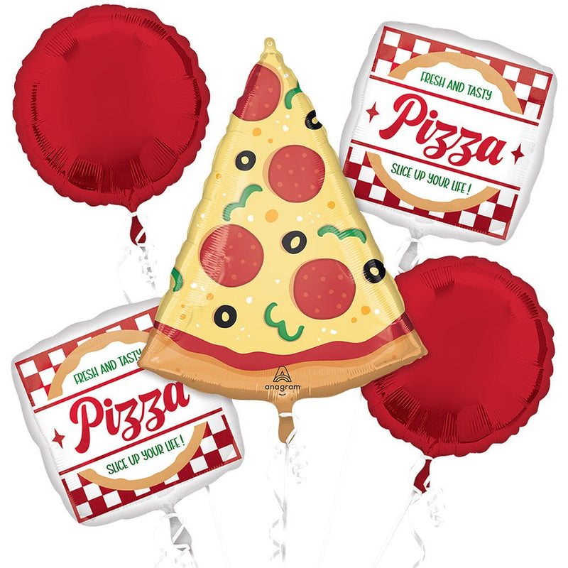 Pizza Party Balloon Bouquet