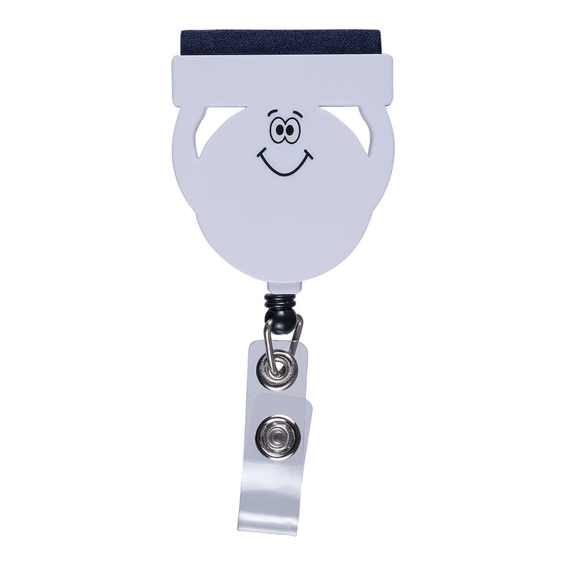 Badge Reel Holder with Screen Cleaner