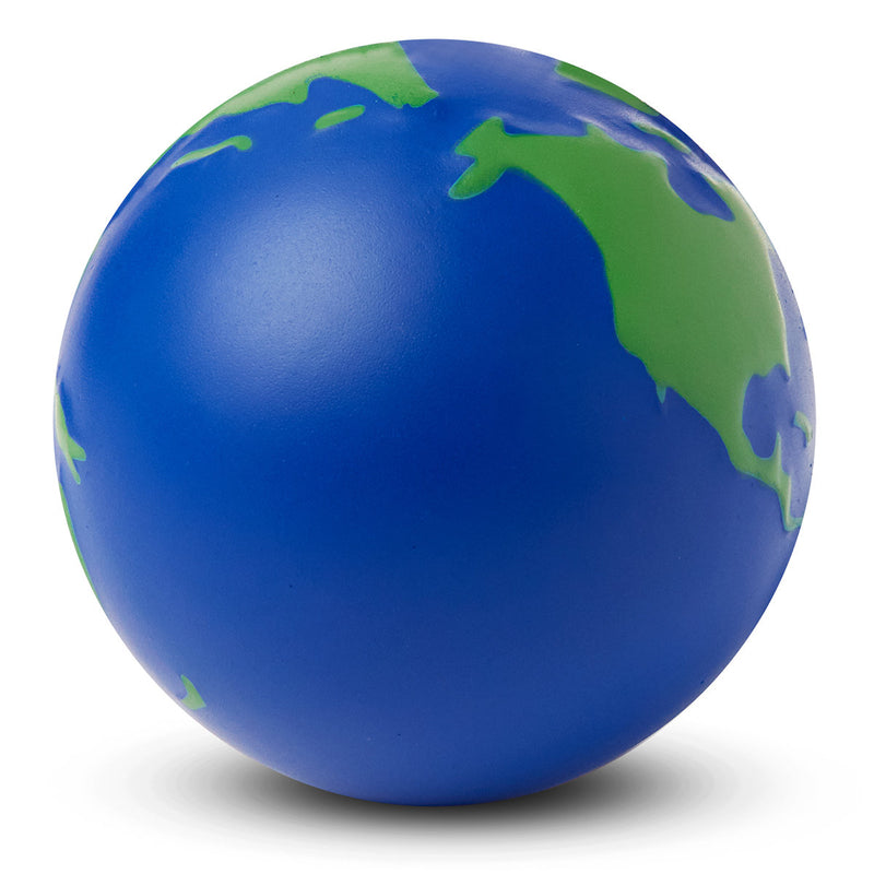 Globe Earth Shape Stress Ball