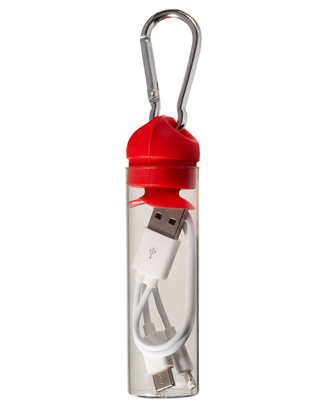 3-in-1 Charger Cable in Carabiner Storage Tube